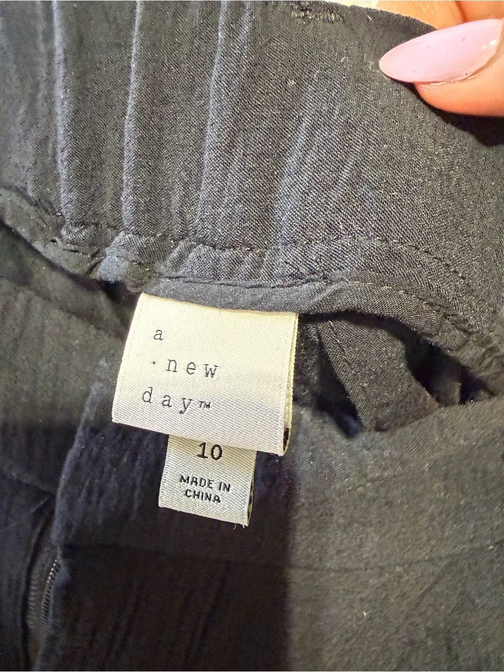 a new day Black Wide-Leg Dress Pants